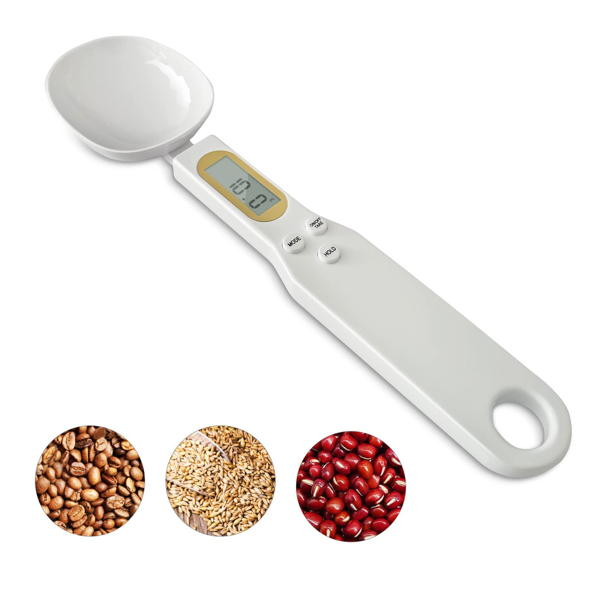 Báscula de Cocina Electrónica Digital LCD de 500g y 0.1g, Cuchara Medidora Digital para Alimentos, Harina, Leche y Café, Mini Herramienta de Cocina