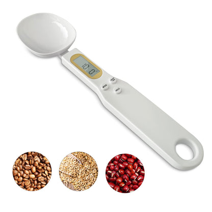Báscula de Cocina Electrónica Digital LCD de 500g y 0.1g, Cuchara Medidora Digital para Alimentos, Harina, Leche y Café, Mini Herramienta de Cocina